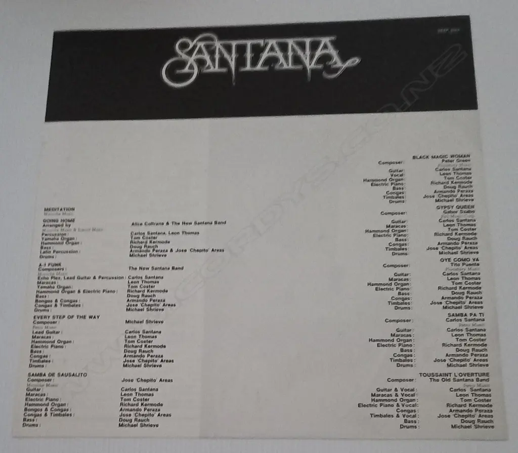Santana, Santana Live In Japan Image 1++